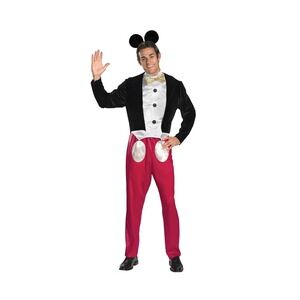 Mens Disney Mickey Mouse Costume - Large/ X Large - Multicolored
